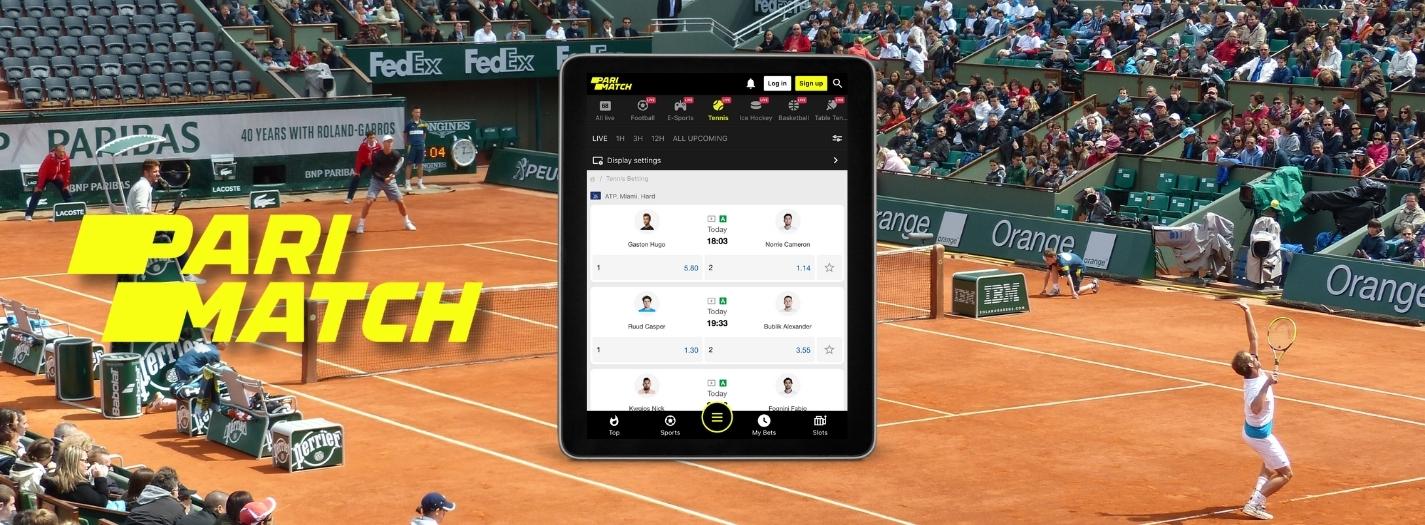 Parimatch Tennis Betting Platform in India